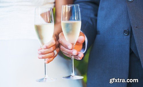 Stock Photos - Champagne 2, 25xJPG