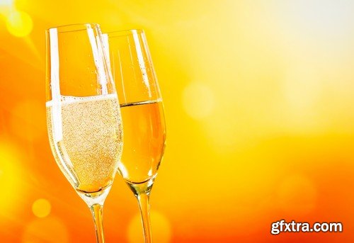 Stock Photos - Champagne 2, 25xJPG