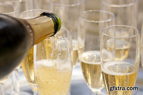 Stock Photos - Champagne 2, 25xJPG