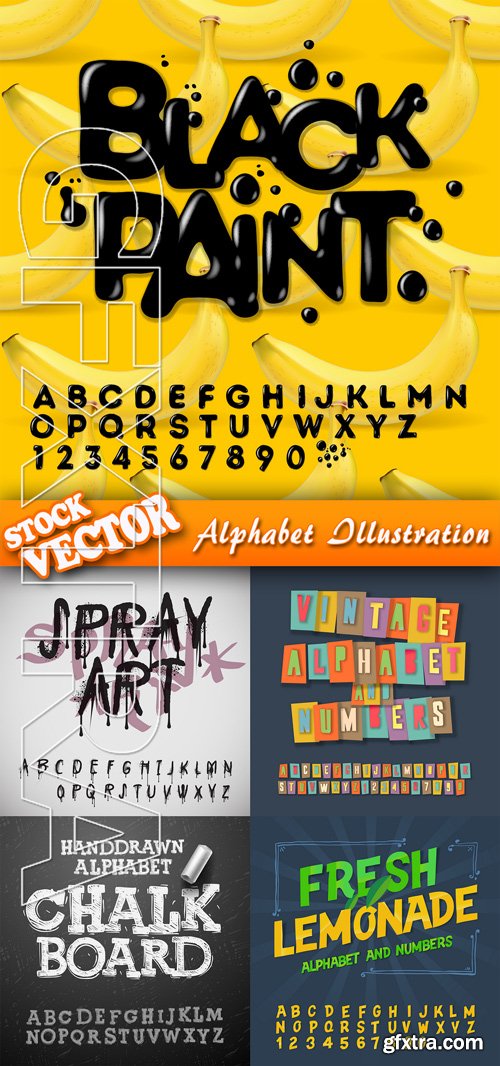 Stock Vector - Alphabet Illustration