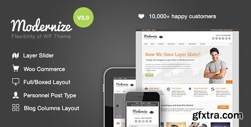 ThemeForest - Modernize v3.17 - Flexibility of Wordpress