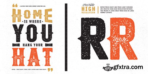 Roper Font Family - 12 Font $144