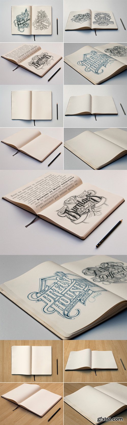 CreativeMarket - Sketch Book Mockups 14525