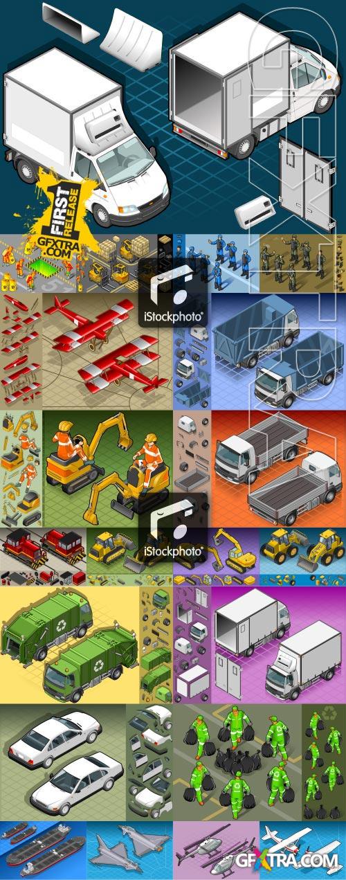 Isometric Vehicles 104xEPS