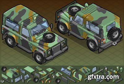 Isometric Vehicles 104xEPS