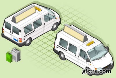 Isometric Vehicles 104xEPS