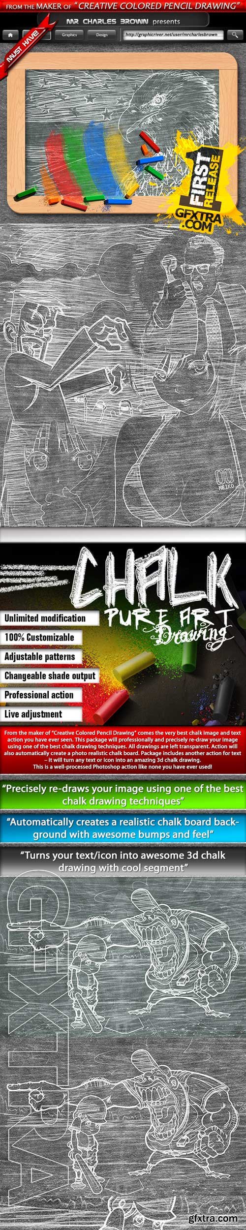 GraphicRiver - Pure Art Chalk Drawing 4024664