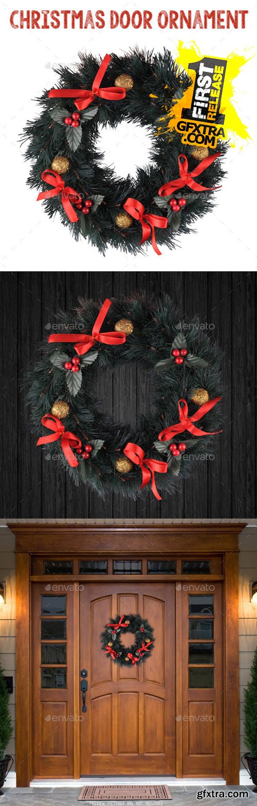 GraphicRiver - Christmas Door Ornament 9488868