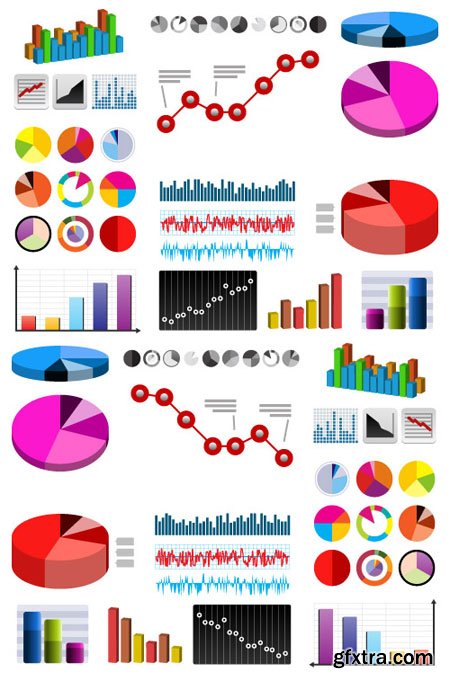 Charts and Graphs in Vector Format