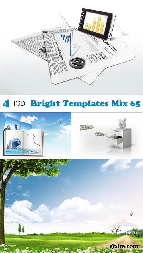 PSD - Bright Templates Mix 65