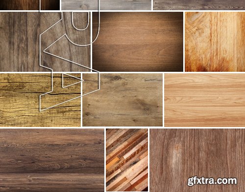 Stock Photos - Wood Textures 4, 25xJPG