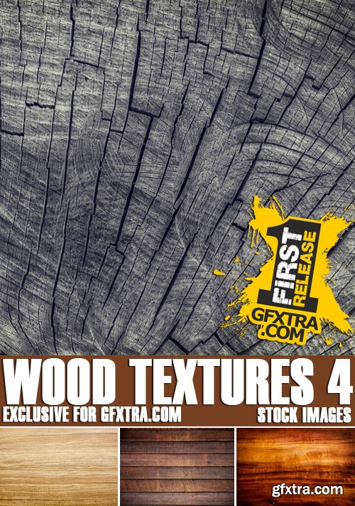 Stock Photos - Wood Textures 4, 25xJPG