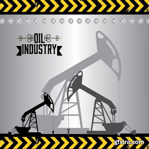 Stock Vectors - Gas and oil industry 5, 25xEPS