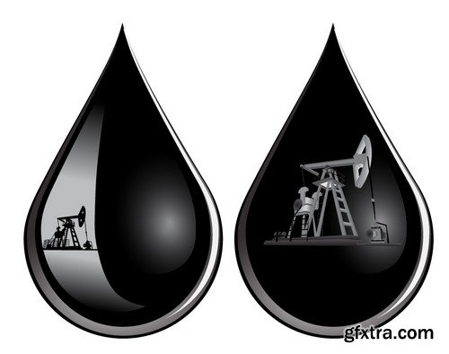 Stock Vectors - Gas and oil industry 5, 25xEPS