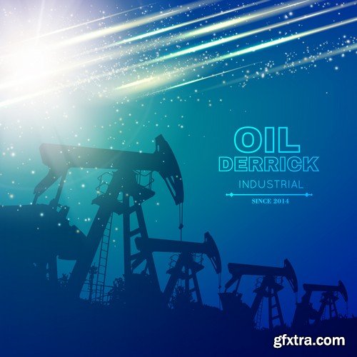 Stock Vectors - Gas and oil industry 5, 25xEPS