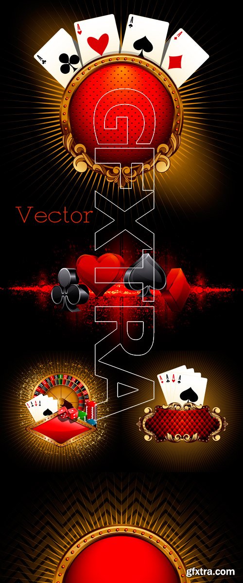 Casino, Poker - Vector