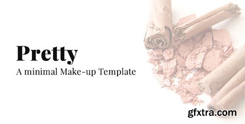 ThemeForest - Pretty - A Minimal Make-up Website Template - RIP