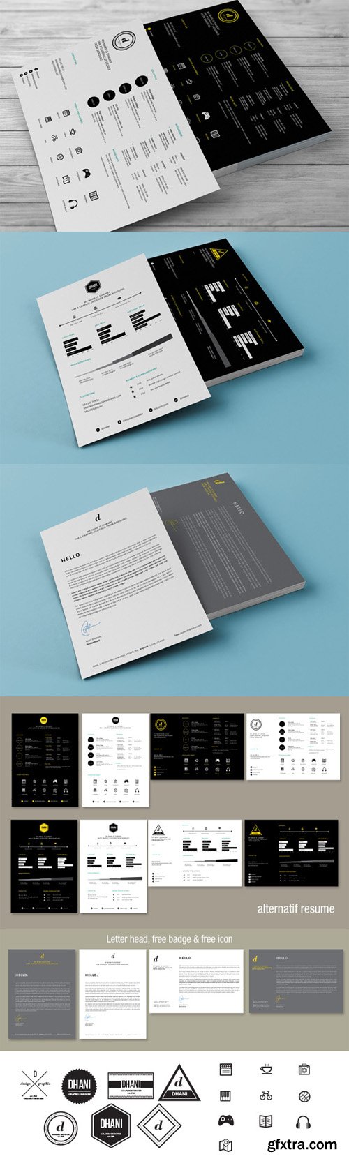 CreativeMarket - Creative Resumes 60679