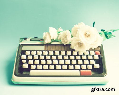 Retro Vintage Backgrounds 2 - Flowers 25xJPG