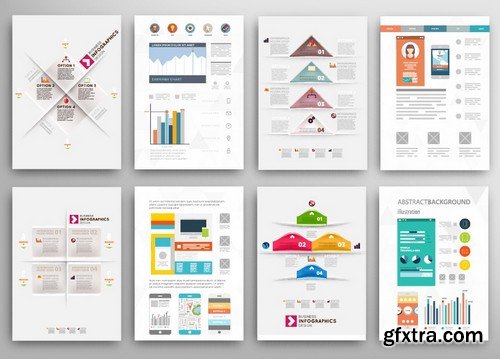 Stock Vectors - Business Flyer Template 2, 25xEPS