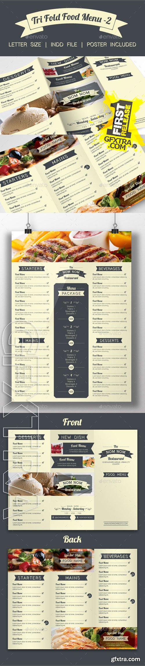 GraphicRiver - Tri Fold Food Menu - 2 9503920