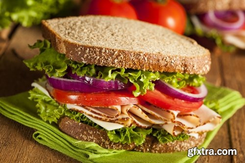 Collection of delicious sandwiches 25 UHQ Jpeg