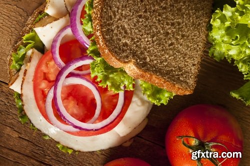 Collection of delicious sandwiches 25 UHQ Jpeg