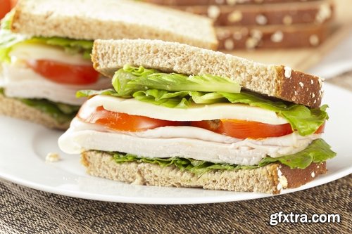 Collection of delicious sandwiches 25 UHQ Jpeg