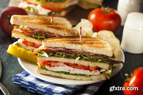 Collection of delicious sandwiches 25 UHQ Jpeg