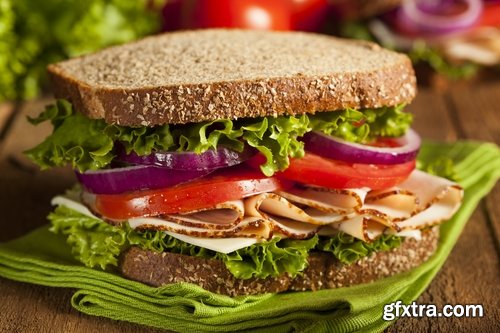 Collection of delicious sandwiches 25 UHQ Jpeg