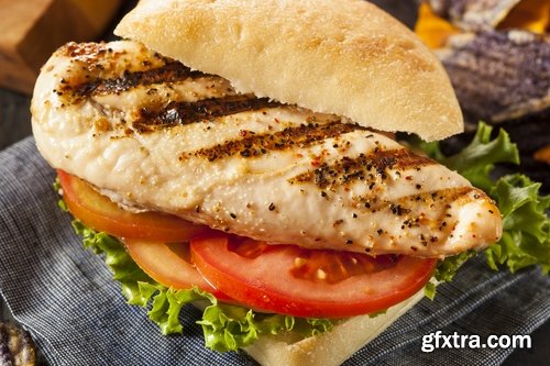 Collection of delicious sandwiches 25 UHQ Jpeg