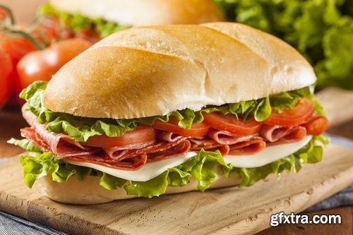 Collection of delicious sandwiches 25 UHQ Jpeg