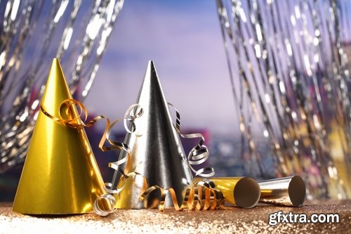 Collection of different New Year decorations #2-25 UHQ Jpeg