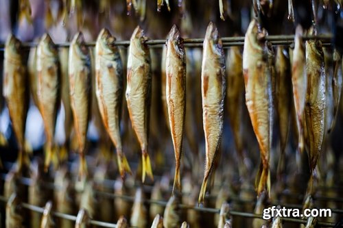 Collection of delicious smoked fish 25 UHQ Jpeg