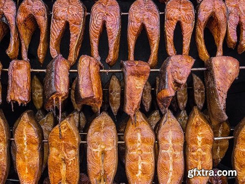 Collection of delicious smoked fish 25 UHQ Jpeg