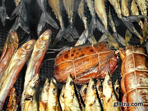 Collection of delicious smoked fish 25 UHQ Jpeg