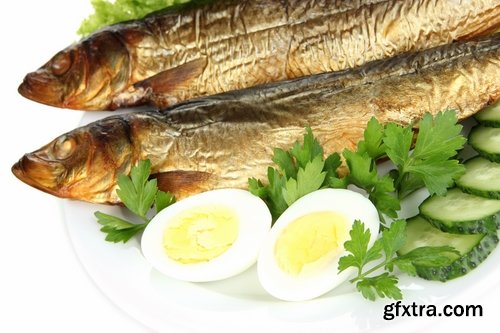 Collection of delicious smoked fish 25 UHQ Jpeg