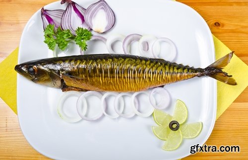 Collection of delicious smoked fish 25 UHQ Jpeg