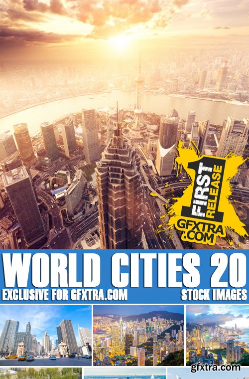 Stock Photos - World Cities 20, 25xJPG