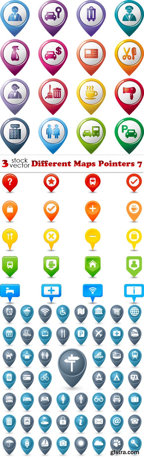 Vectors - Different Maps Pointers 7