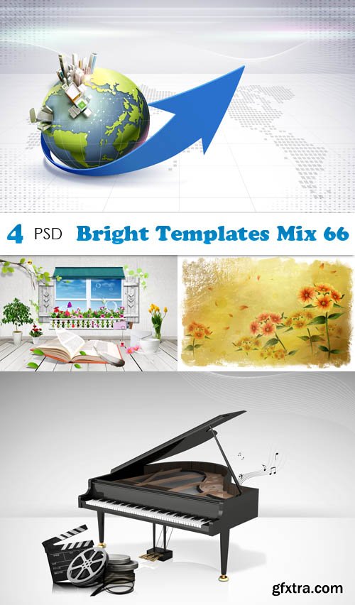 PSD - Bright Templates Mix 66