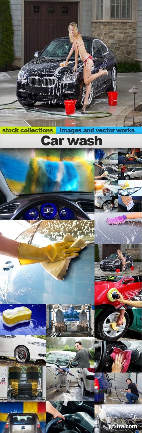 Car wash,25 x UHQ JPEG