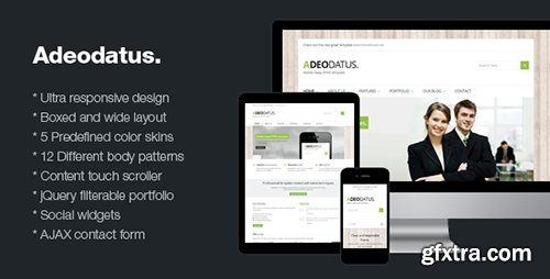 ThemeForest - Adeodatus v1.1 - Clean Business Template - FULL