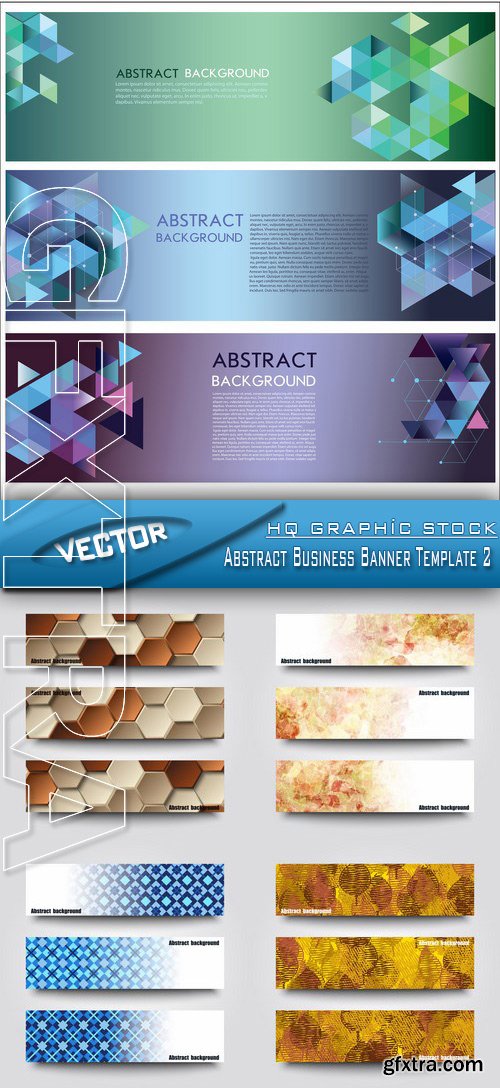 Stock Vector - Abstract Business Banner Template 2