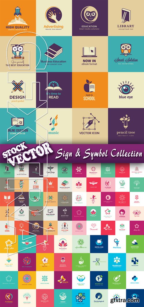 Stock Vector - Sign & Symbol Collection