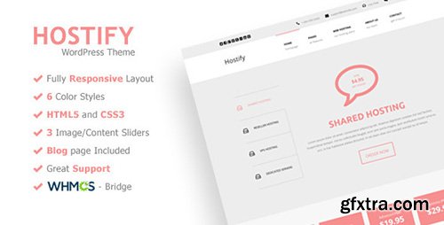 ThemeForest - Hostify v1.0 - Responsive WordPress Hosting Theme