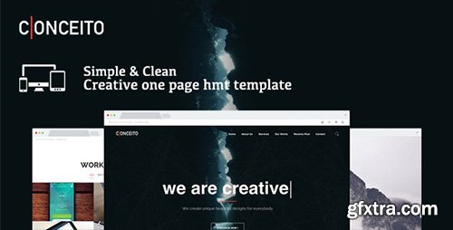 ThemeForest - Conceito - Creative One Page Parallax HTML Template - RIP