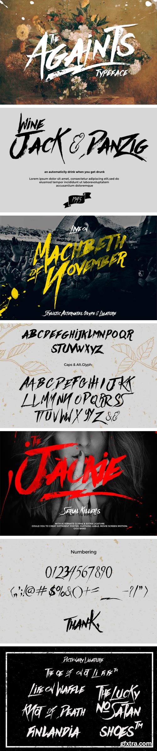 Againts Font for $14