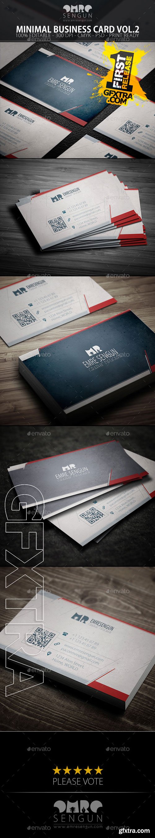 GraphicRiver - Minimal Business Card Vol.02 9527985