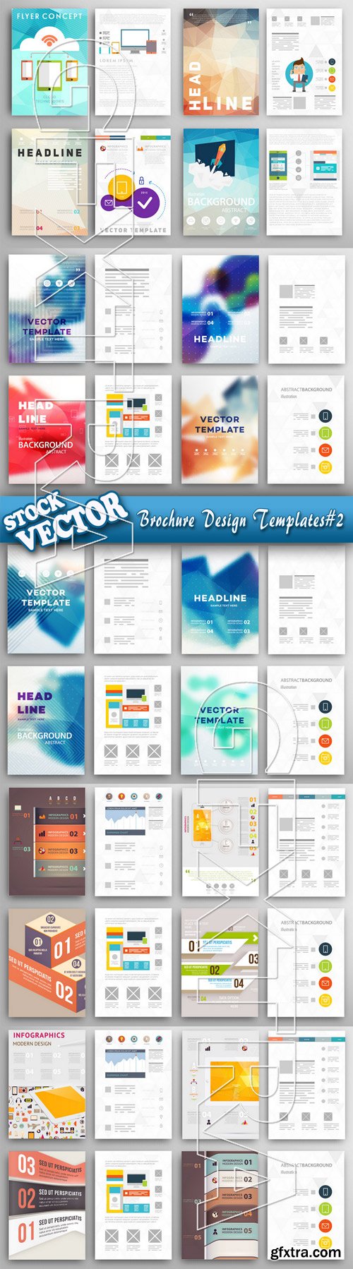 Stock Vector - Brochure Design Templates#2